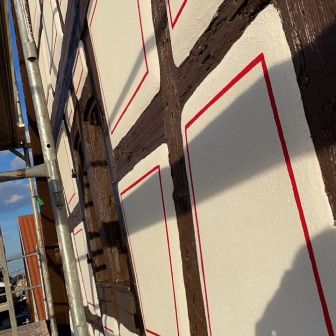 Façade alsacienne à Horbourg-Wihr près de Colmar Riedisheim 1